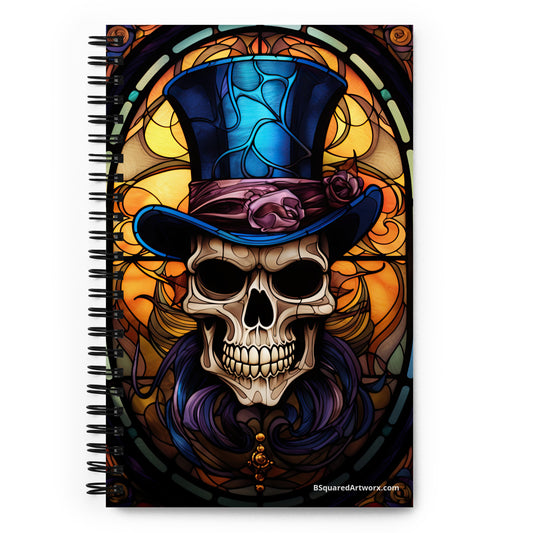 Spiral notebook - Skull 7