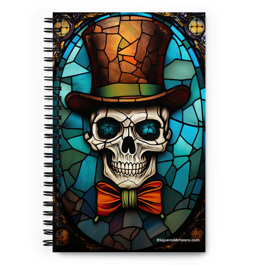 Spiral notebook - Skull 9