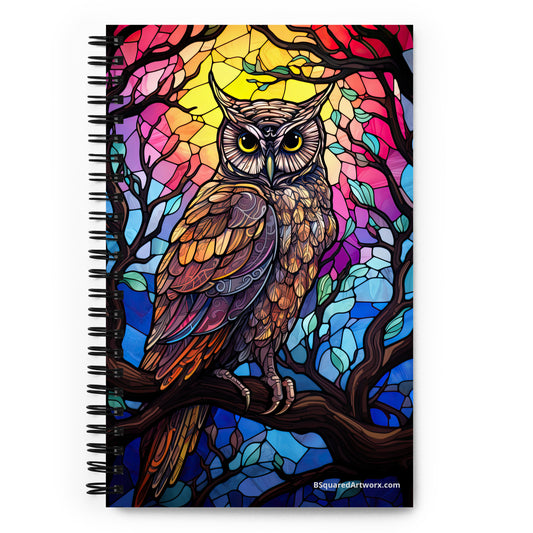 Spiral notebook - Owl 7