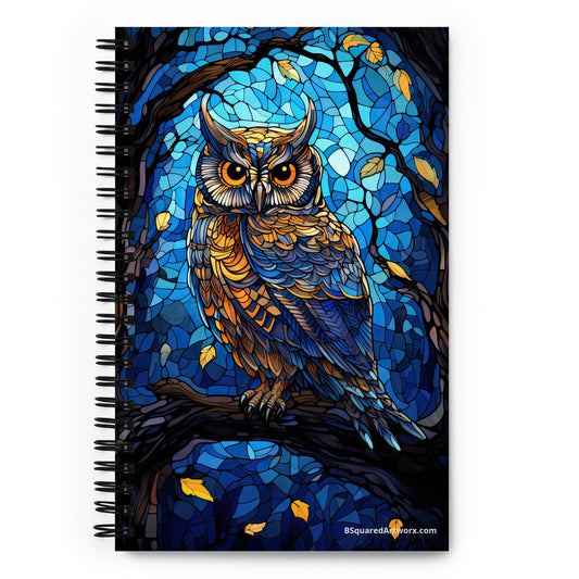 Spiral notebook - Owl 10