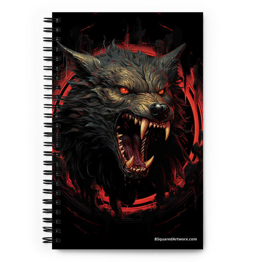 Spiral notebook - Wolf 2