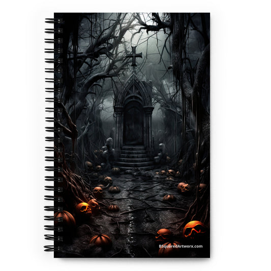 Spiral notebook - Haunted Graveyard 1