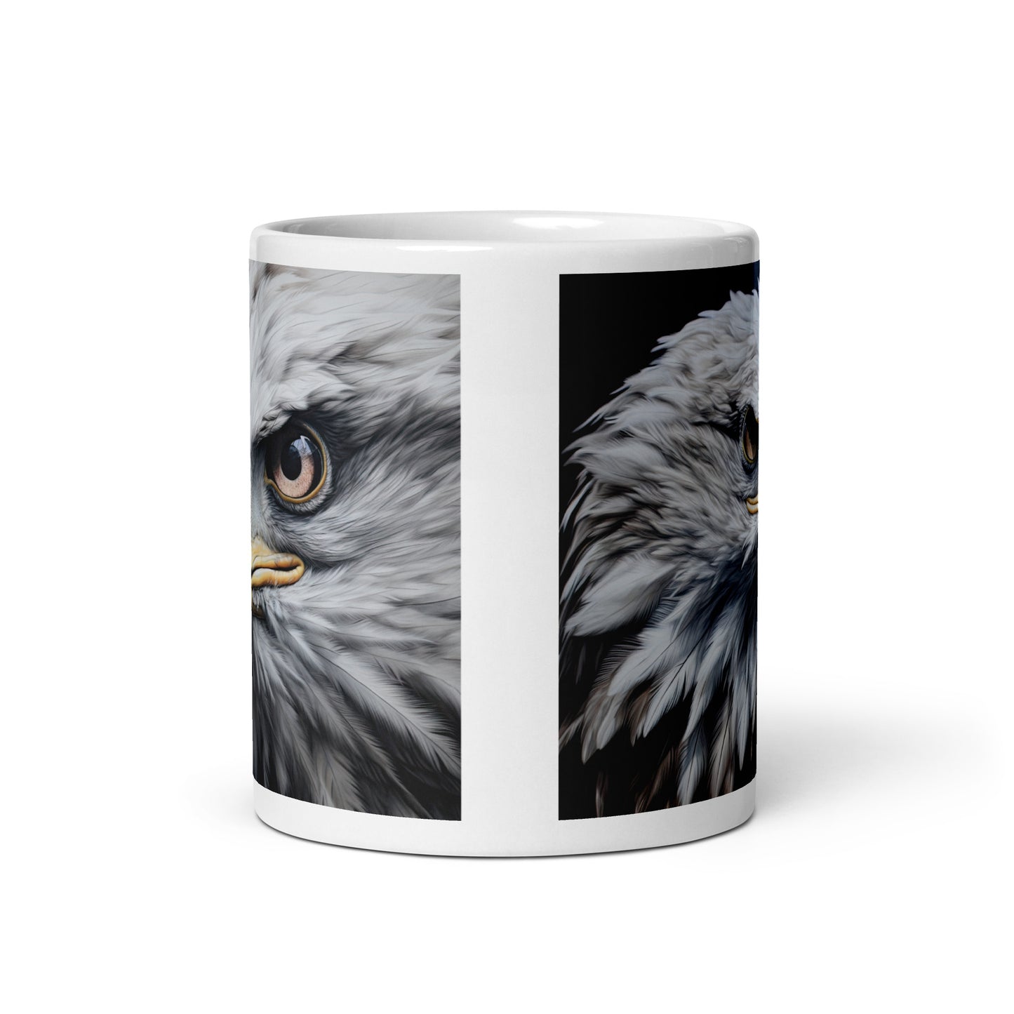 White glossy mug - Eagle 1