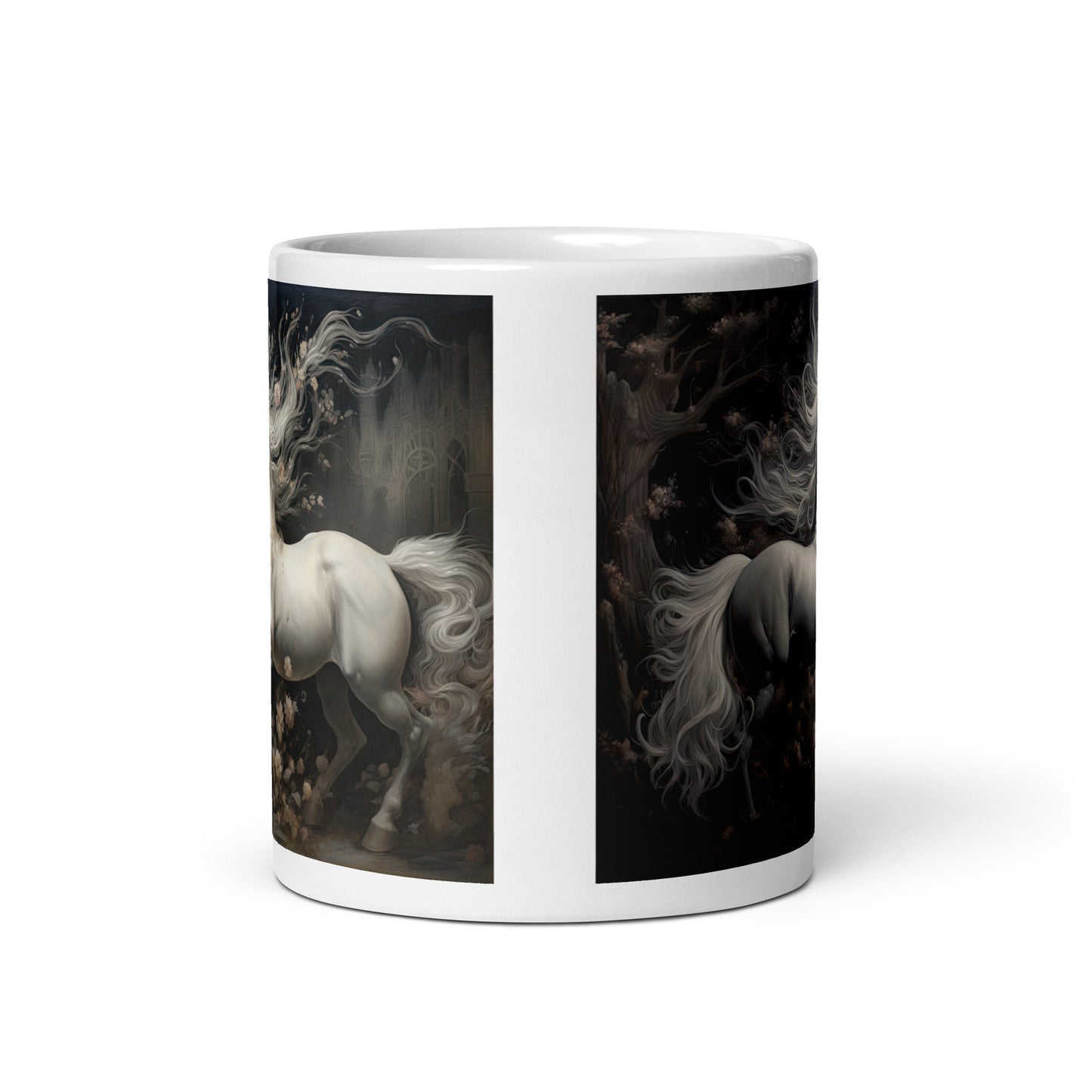 White glossy mug - Unicorn 1