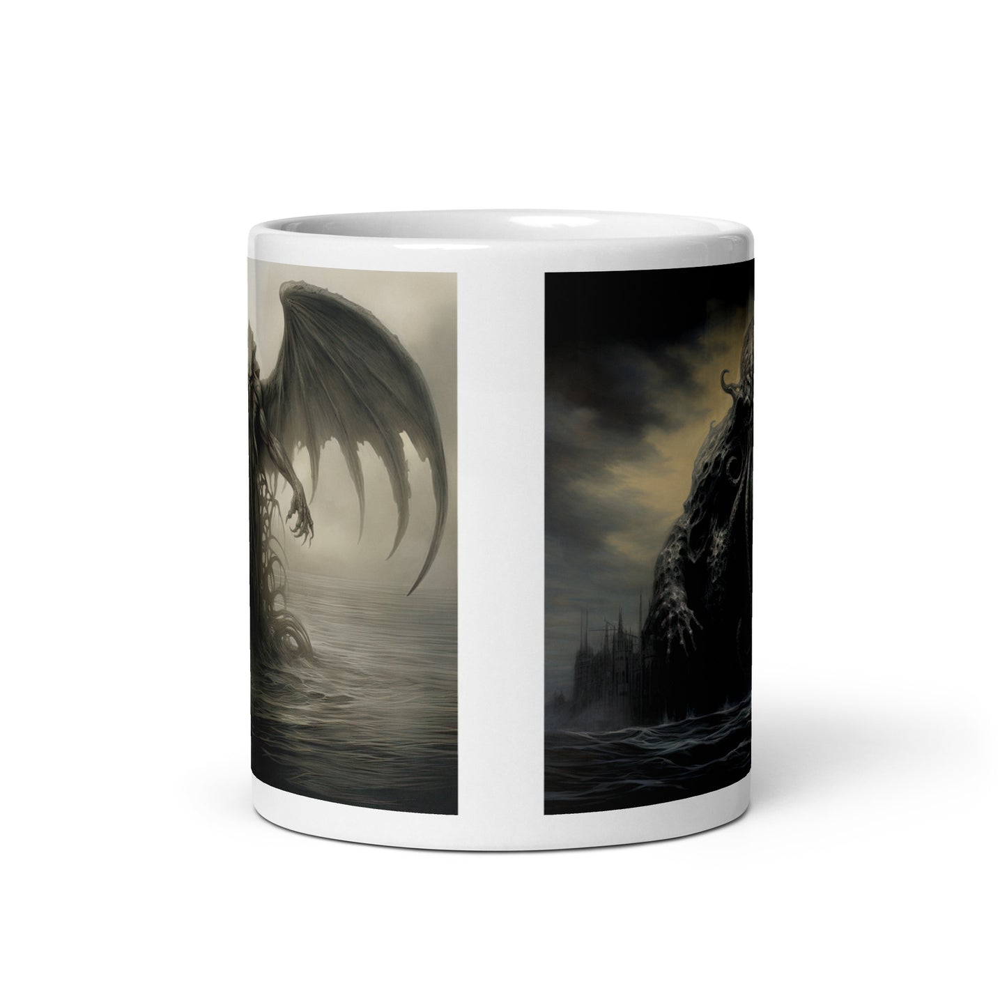 White glossy mug - Cthulhu Inspired 1