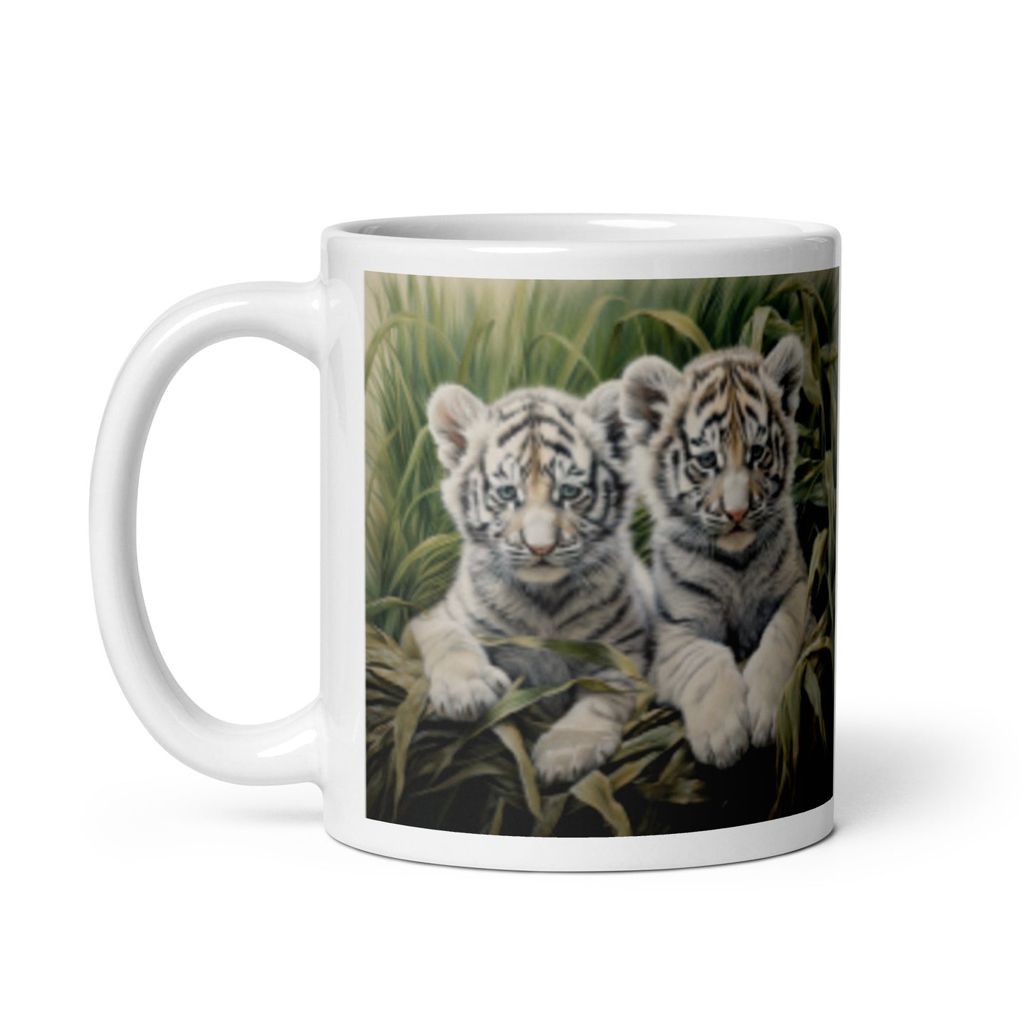 White glossy mug - Tiger Cubs 1