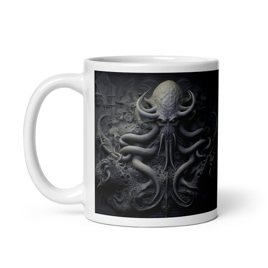 White glossy mug - Cthulhu Inspired 2