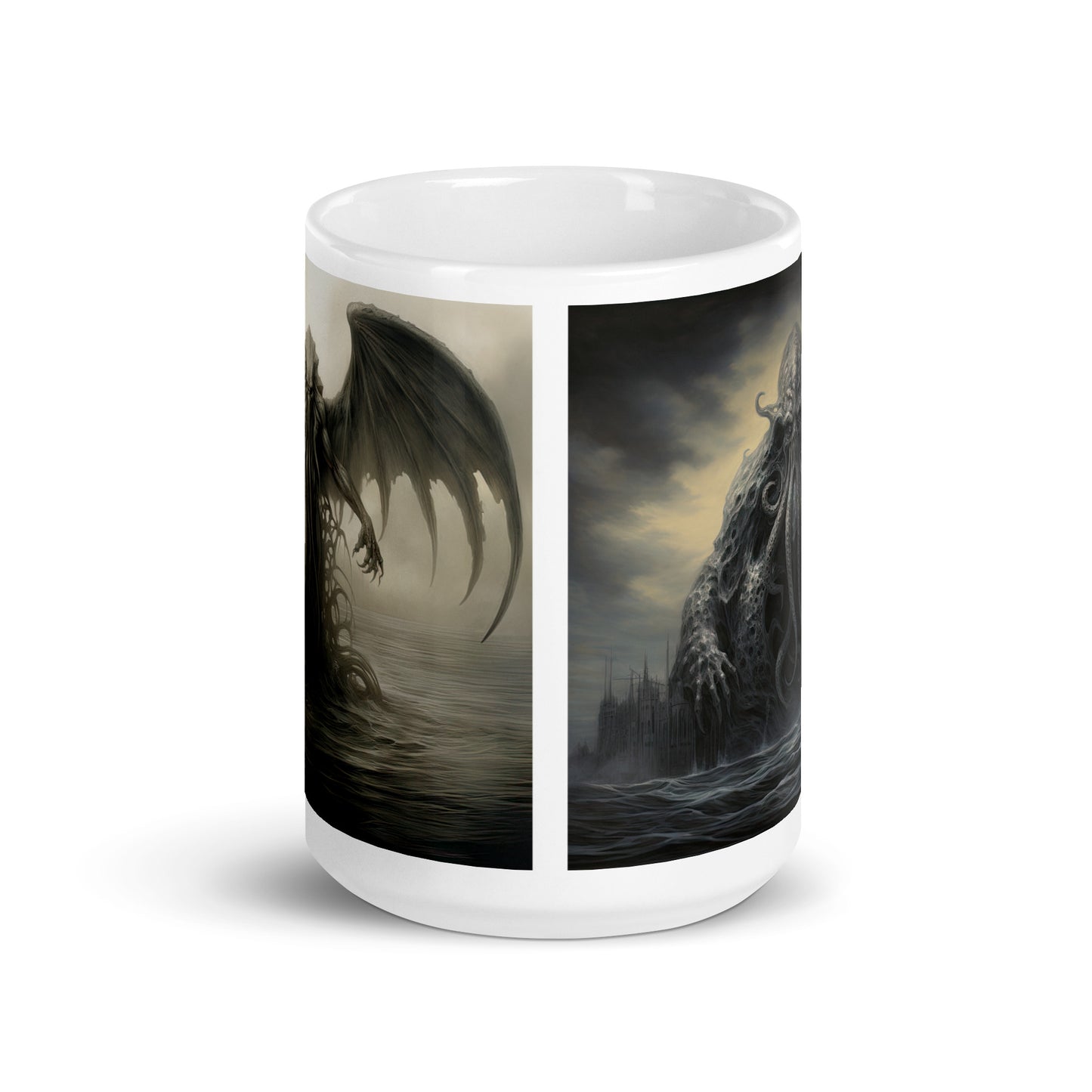 White glossy mug - Cthulhu Inspired 1