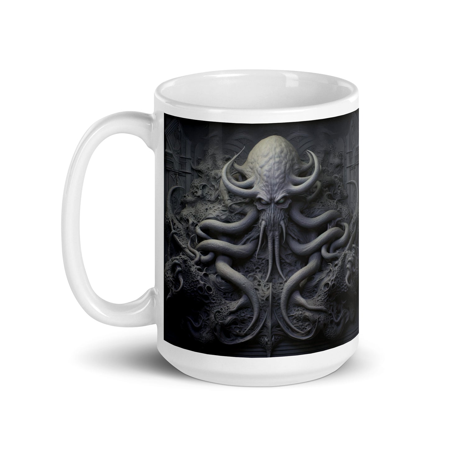 White glossy mug - Cthulhu Inspired 2