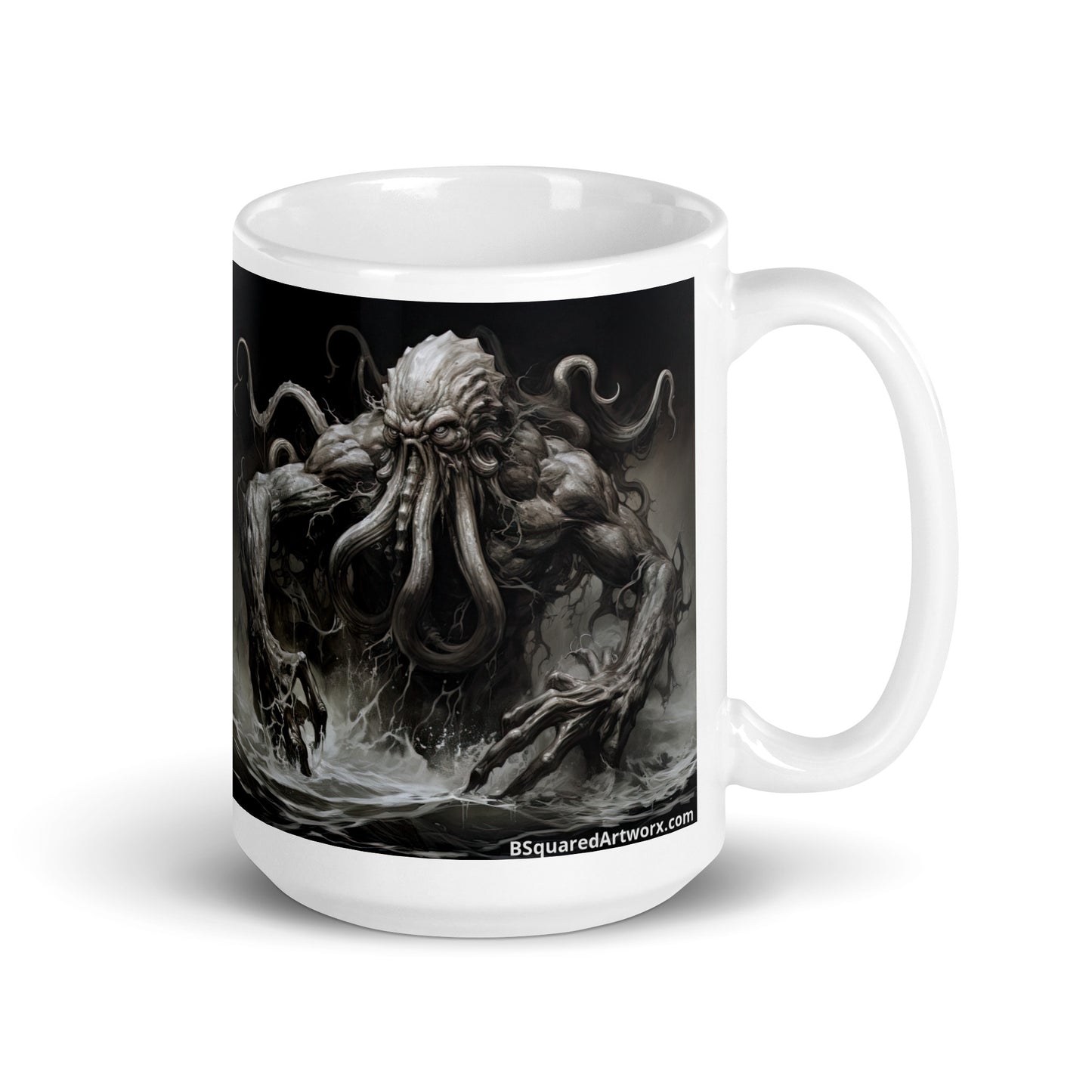White glossy mug - Cthulhu Inspired 2