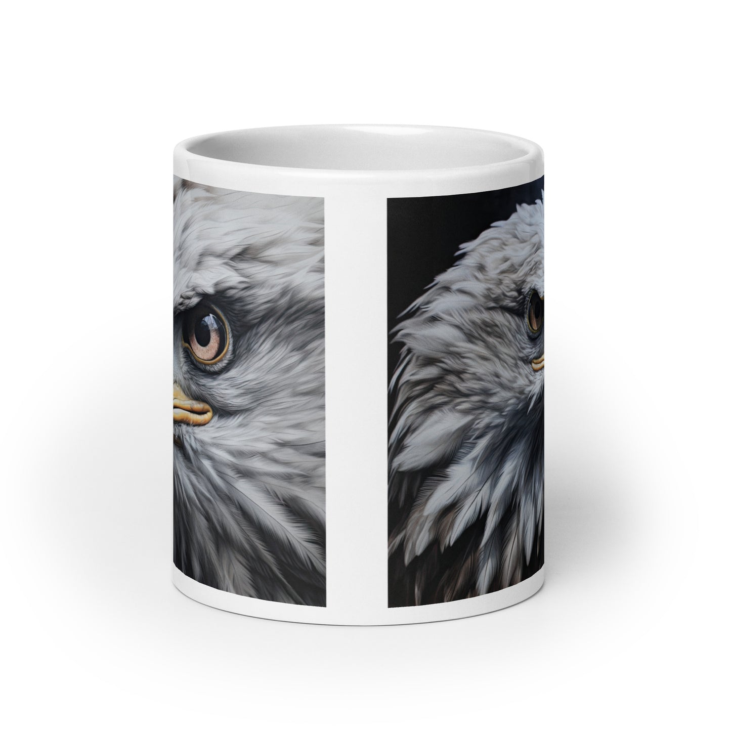 White glossy mug - Eagle 1