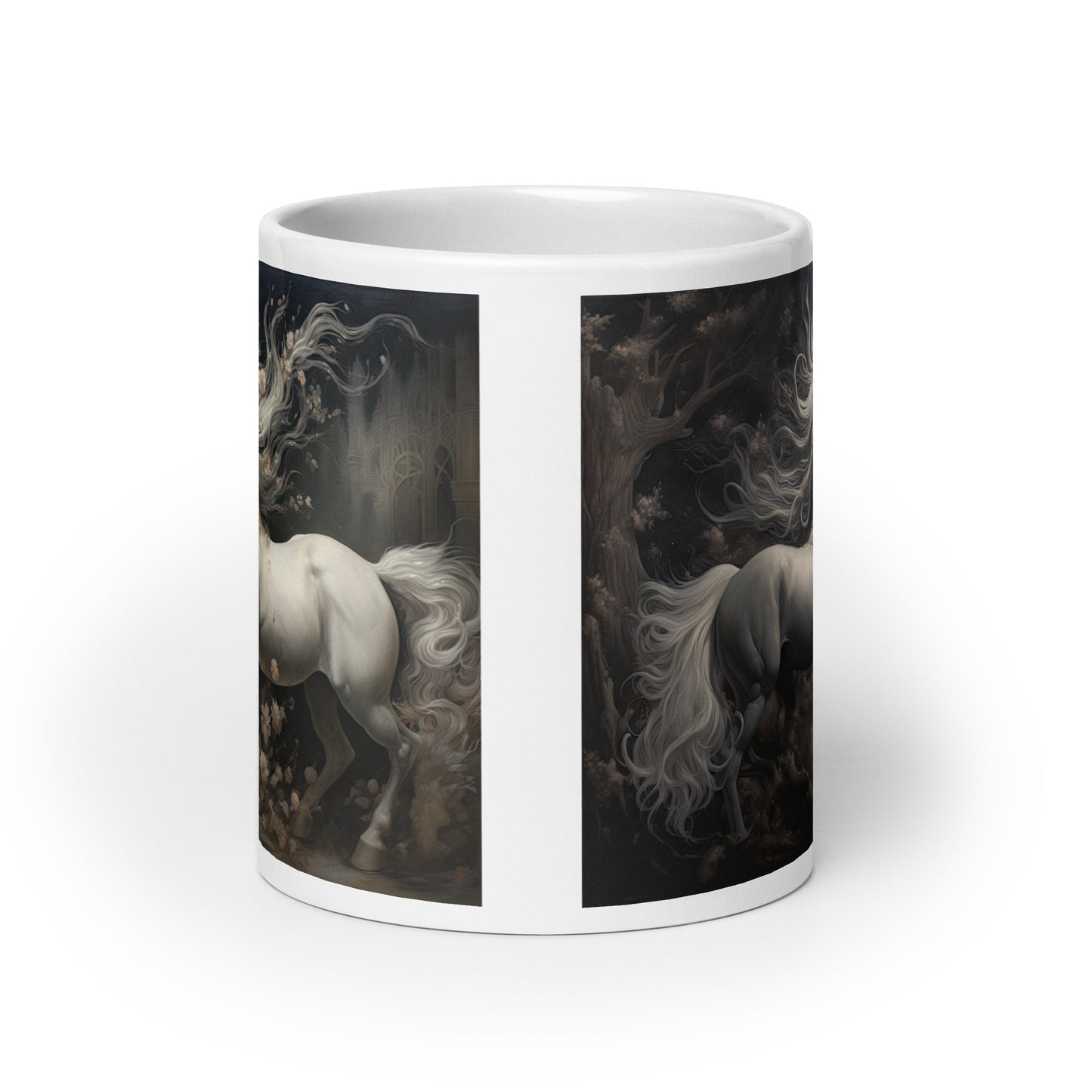White glossy mug - Unicorn 1