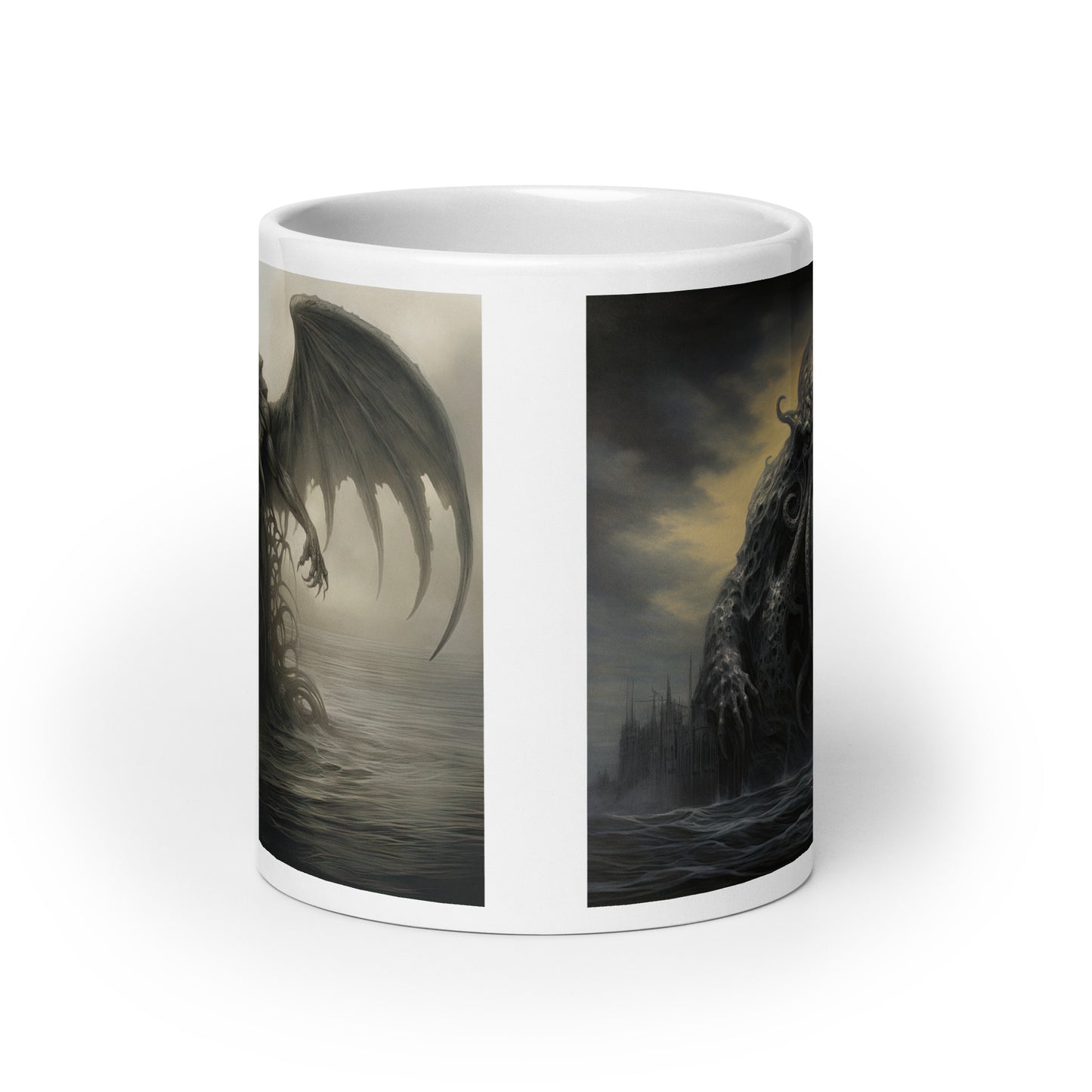 White glossy mug - Cthulhu Inspired 1