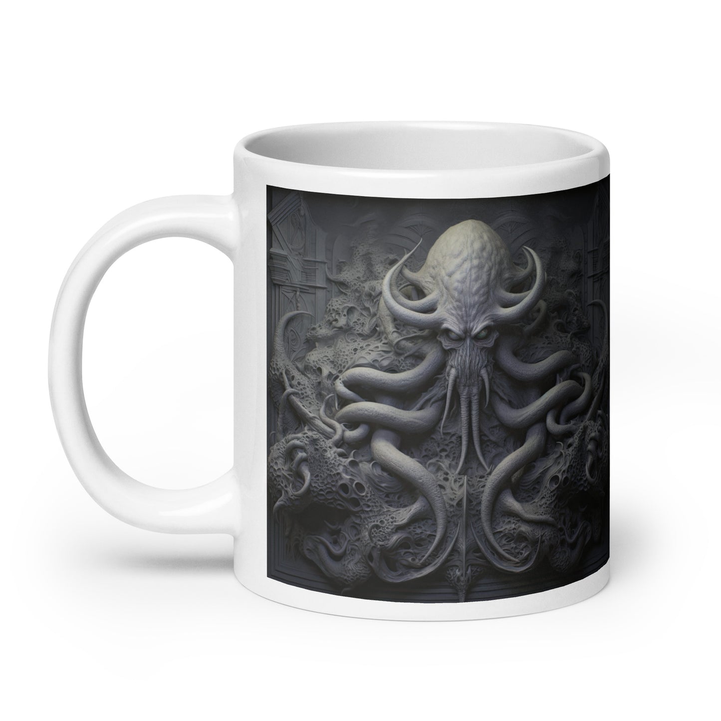 White glossy mug - Cthulhu Inspired 2