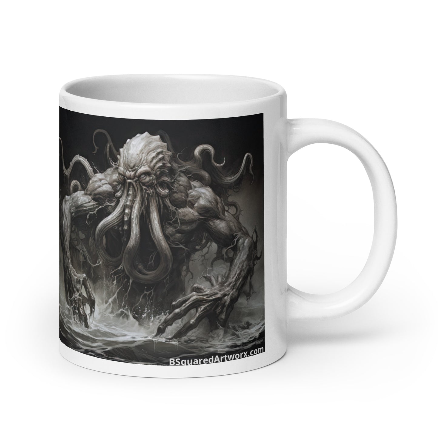 White glossy mug - Cthulhu Inspired 2