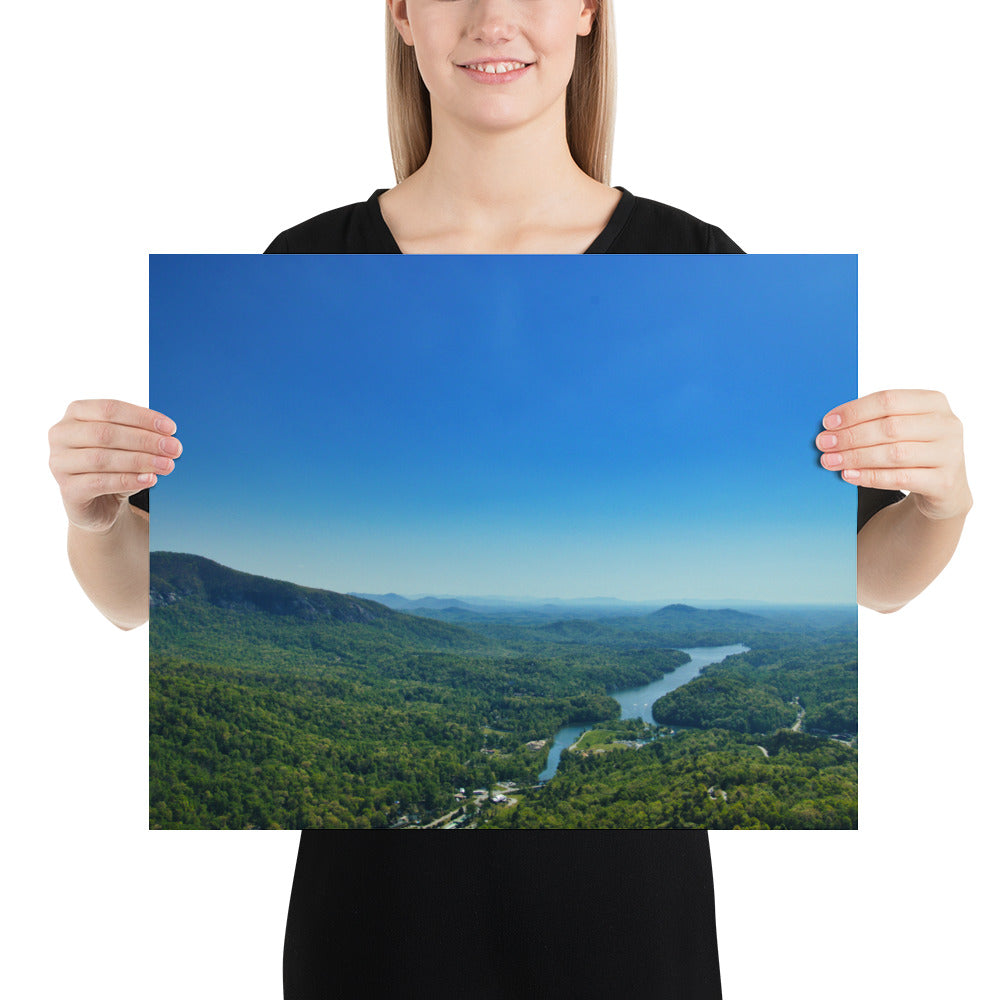 Poster - Overlooking Lake Lure NC