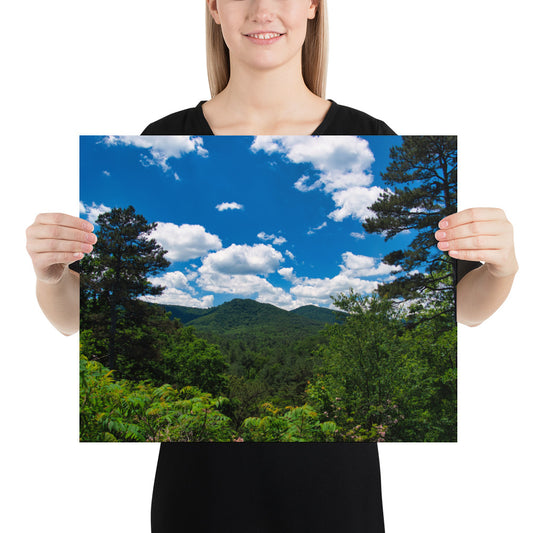 Poster - Asheville Mountains