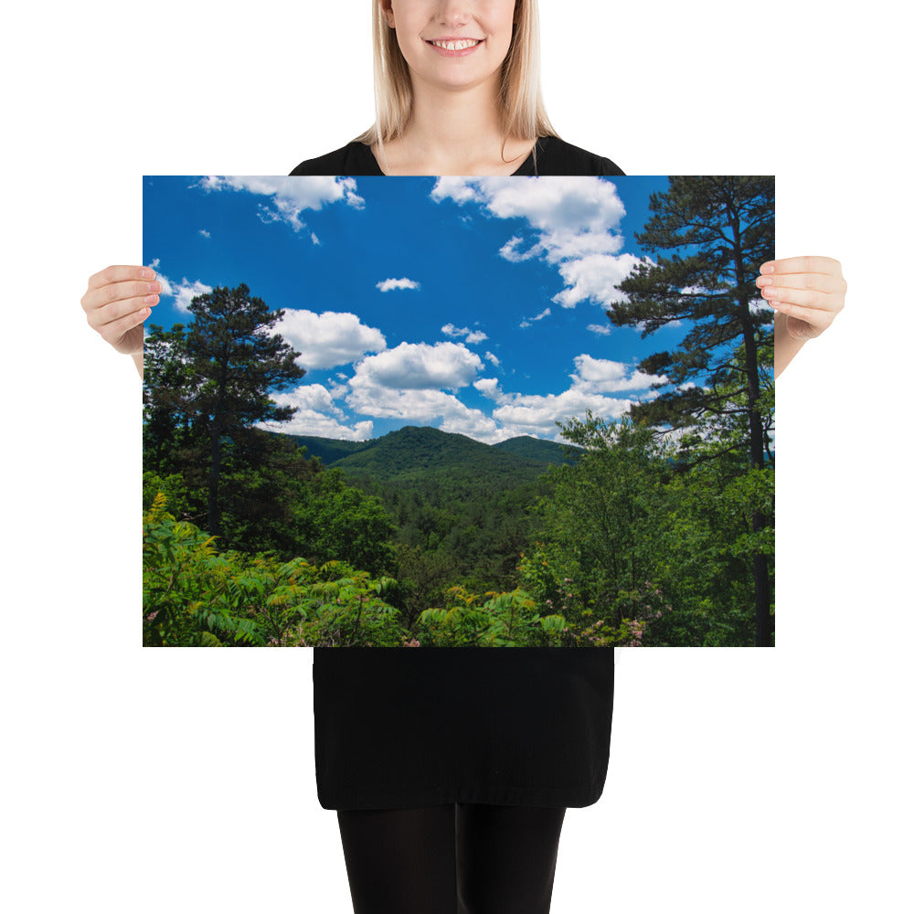 Poster - Asheville Mountains