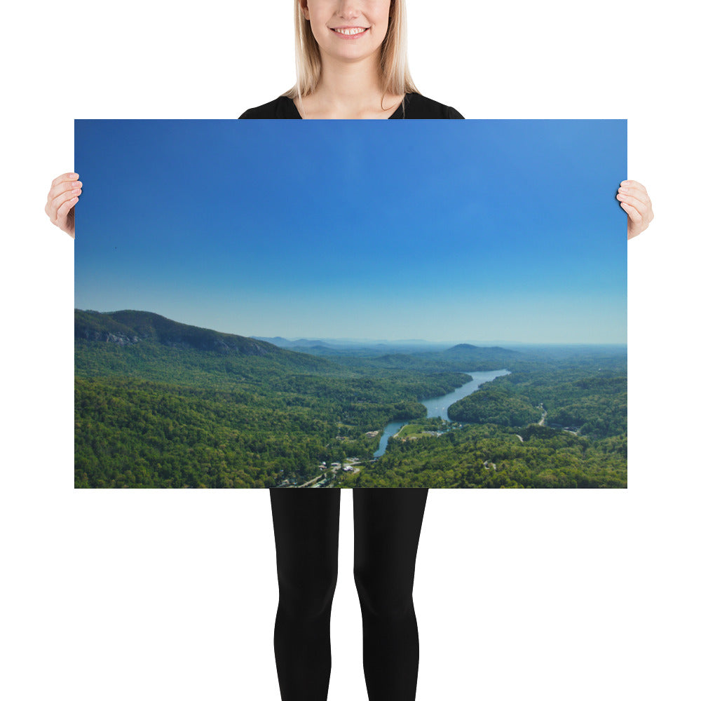 Poster - Overlooking Lake Lure NC