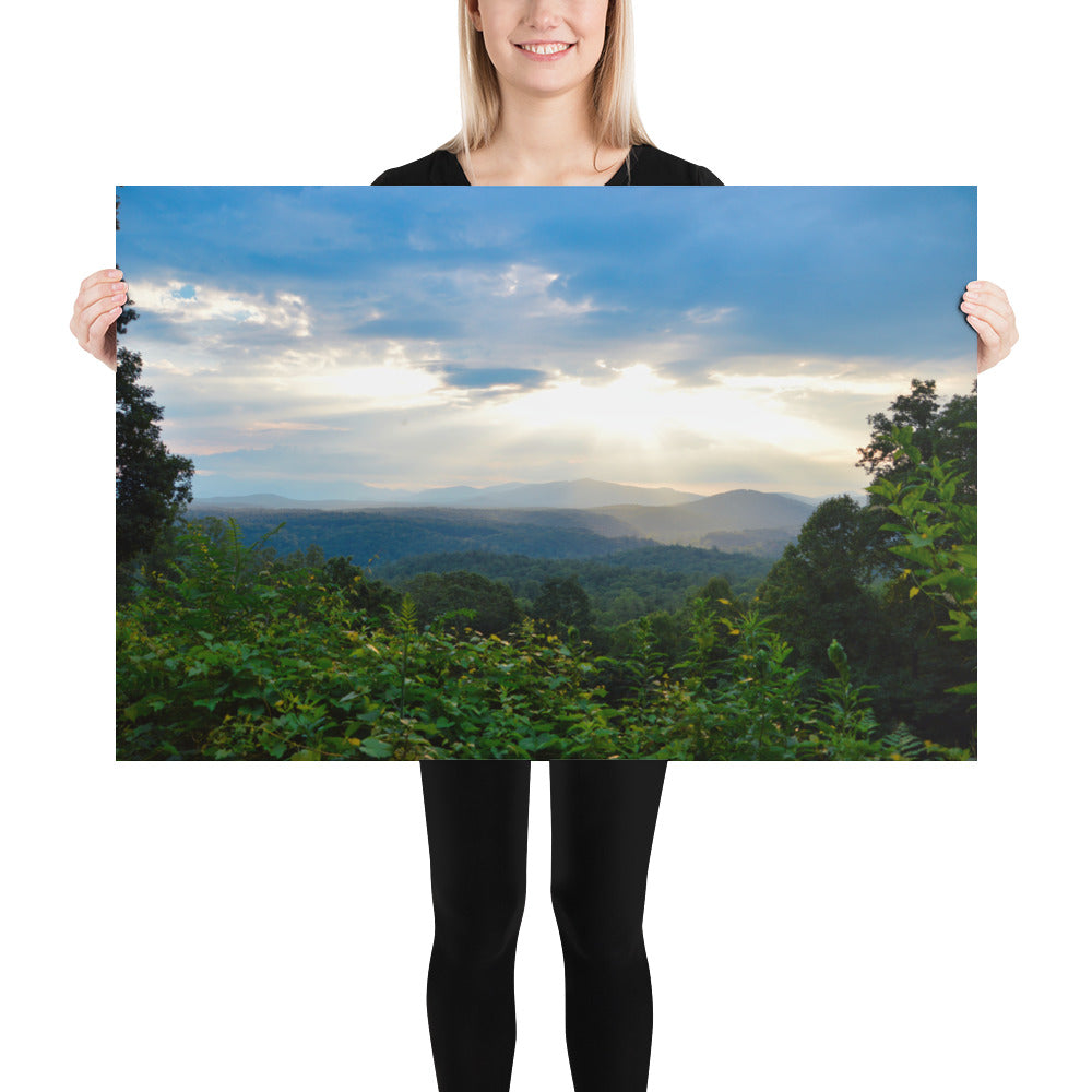 Poster - Parkway Mountain Morning 2