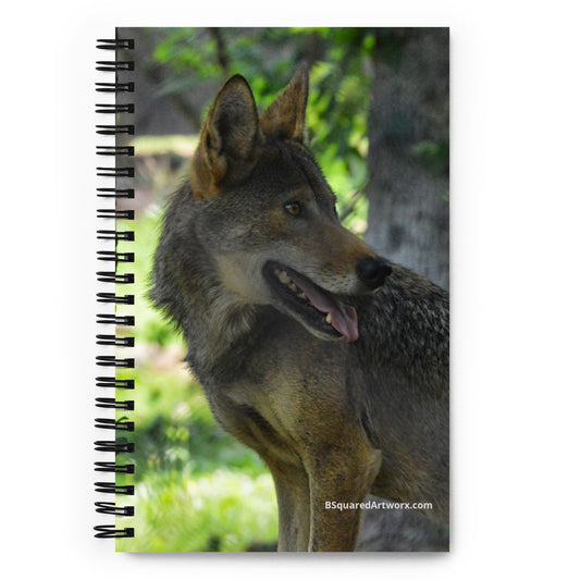 Spiral notebook - Red Wolf