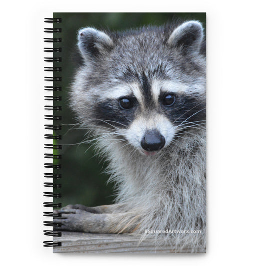 Spiral notebook - Cute Raccoon