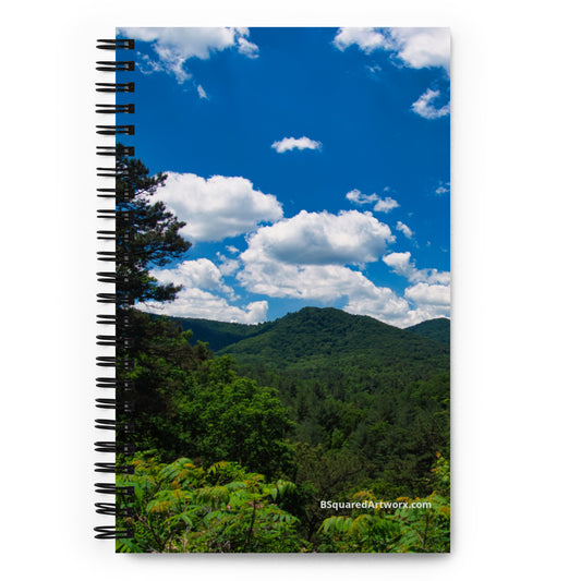 Spiral notebook - Asheville Mountains