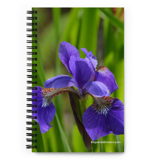 Spiral notebook - Iris Flower