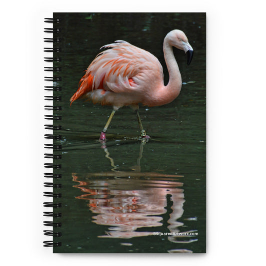 Spiral notebook - Flamingo