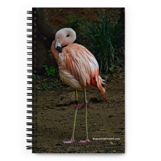 Spiral notebook - Flamingo 2