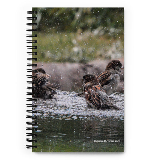 Spiral notebook - Birds in Water