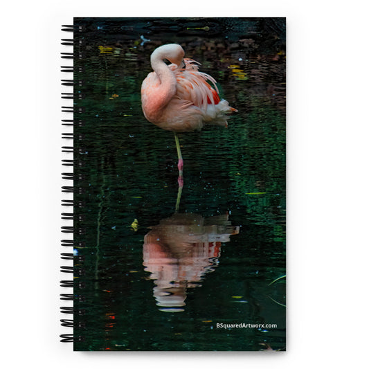 Spiral notebook - Flamingo 3