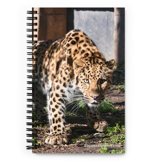 Spiral notebook - Crouching Leopard